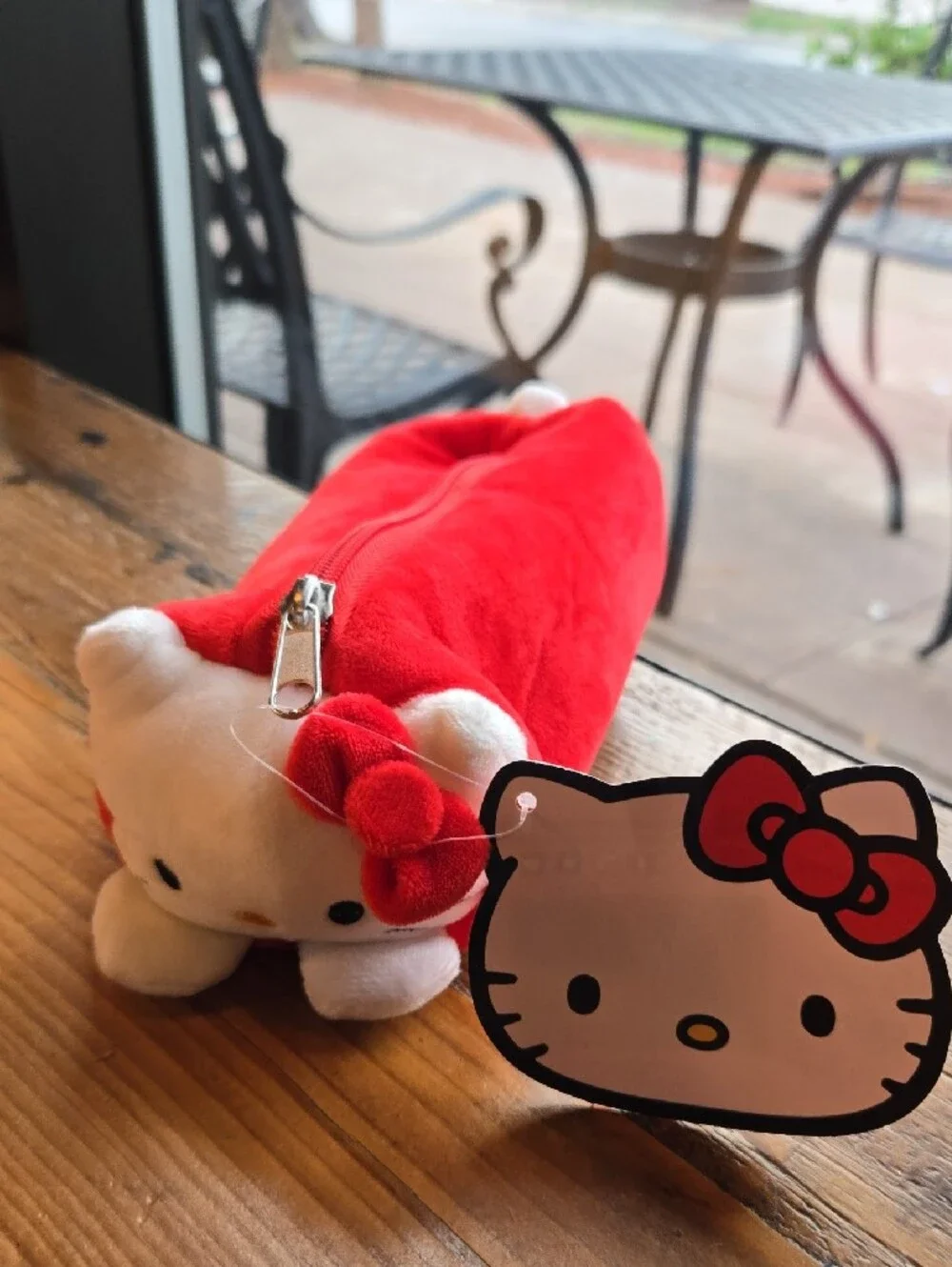 Hello Kitty Soft Plush Multi-Function Storage Case, Sanrio Plush Bag Charm